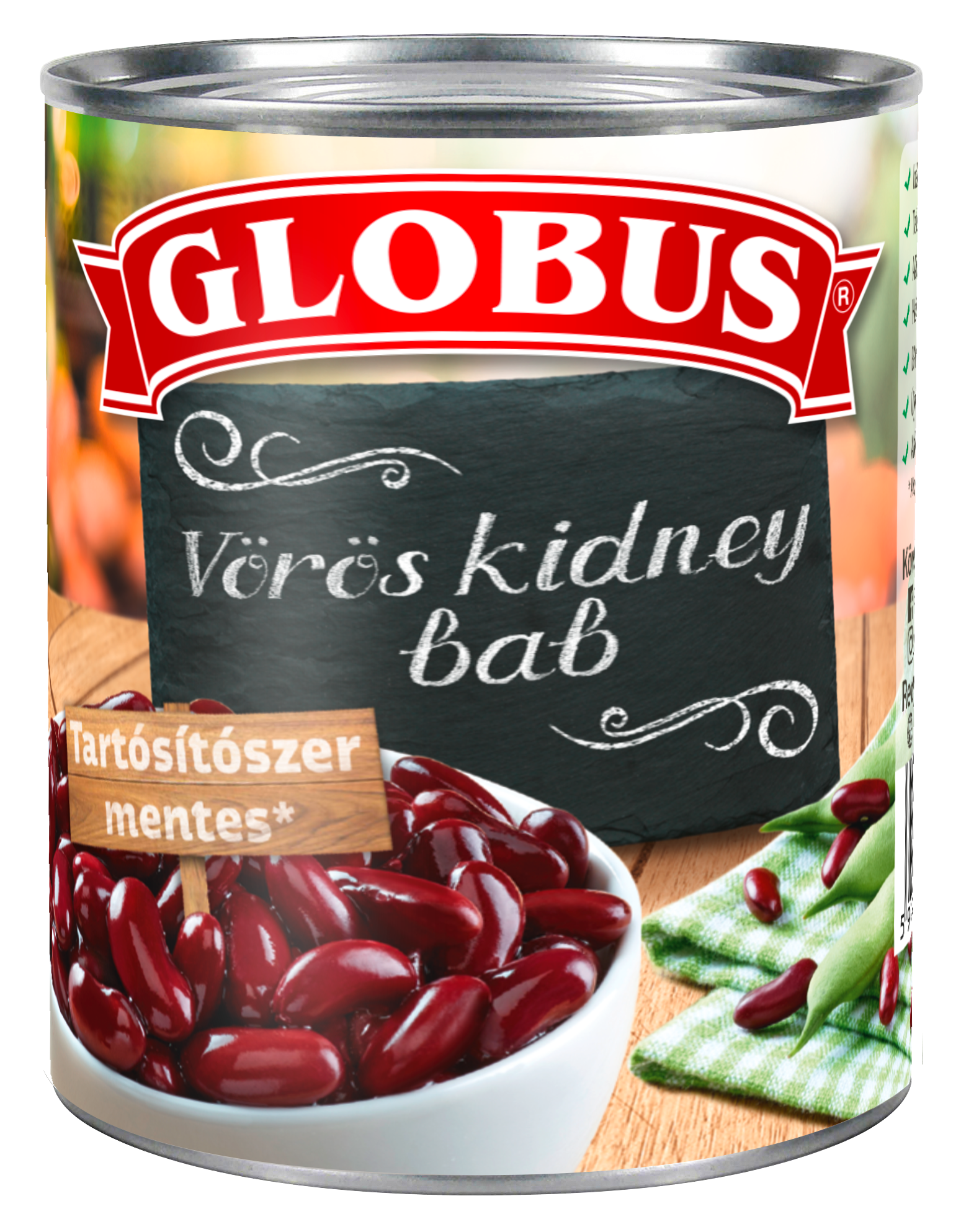 GLOBUS Vörös kidney bab 2495g/1500g